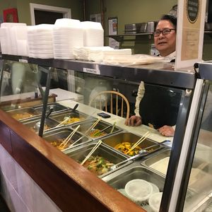 Friendly service at Cuong's Vegan Sandwiches in Boston