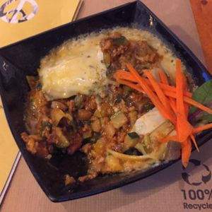 Lasagna at Hicuri in Granada