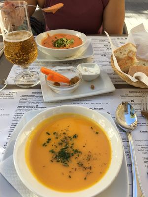 This soup was phenomenal! at Hicuri in Granada