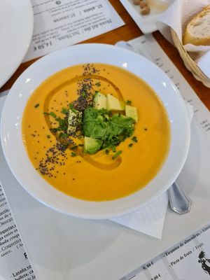 Salmorejo at Hicuri in Granada