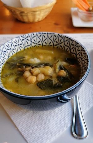 Chickpea Soup #Veganuary at Hicuri in Granada