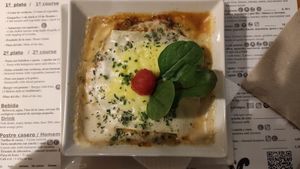 Lasagnes aux légumes at Hicuri in Granada
