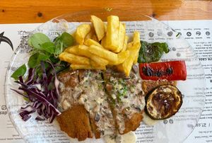 Cordon blue de Seitan   at Hicuri in Granada