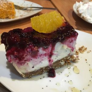 Best 'cheese cake' ever! at Hicuri in Granada