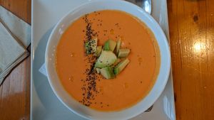 salmorejo at Hicuri in Granada
