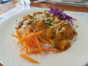 Seitan tikka masala at Hicuri in Granada