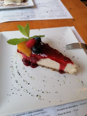 Cheesecake at Hicuri in Granada