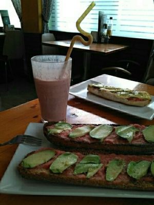 Delicious breakfast! at Hicuri in Granada