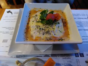 Lasagne at Hicuri in Granada