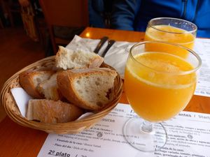 Fresh orange at Hicuri in Granada