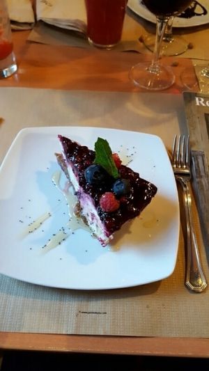 delicious cheesecake  at Hicuri in Granada
