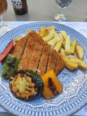 Cordon Bleu (sin salsa de setas) at Hicuri in Granada