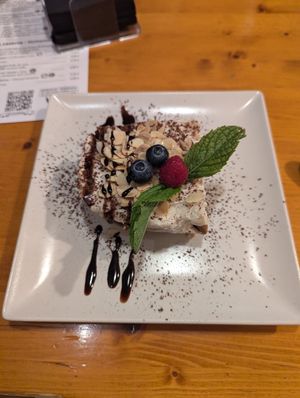 Tiramisu at Hicuri in Granada