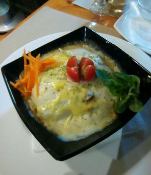 lasaña at Hicuri in Granada