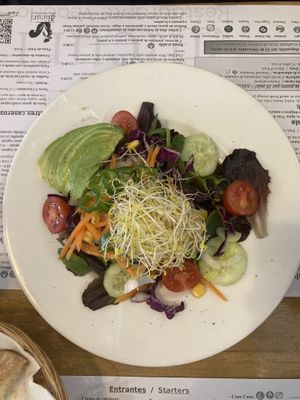 salad   at Hicuri in Granada