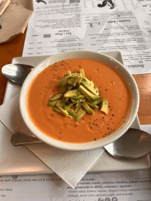 Salmorejo  at Hicuri in Granada