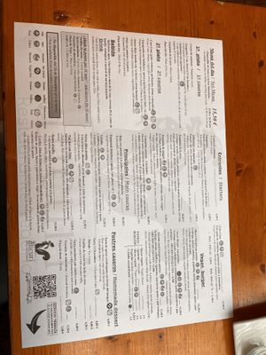 Menu   at Hicuri in Granada