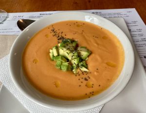 Salmorejo Chilled Tomato Soup   at Hicuri in Granada