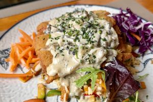 Vegan cordon bleu  at Hicuri in Granada