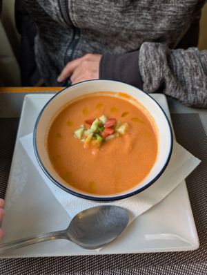 Gazpacho (bereits davon gegessen) at Hicuri in Granada