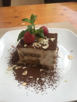 tiramisu at Hicuri in Granada