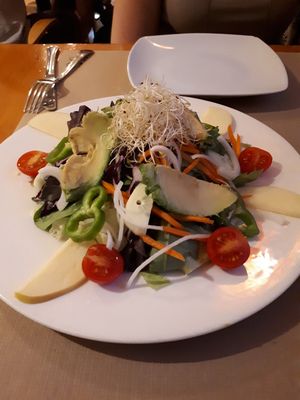 House salad at Hicuri in Granada