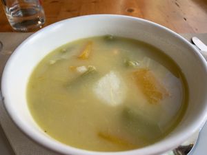 Chickpea soup at Hicuri in Granada