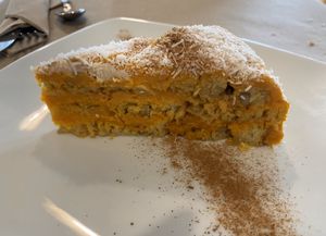 Carrot cake  at Hicuri in Granada