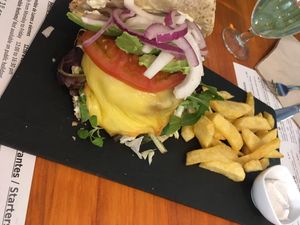 Beyond meat burger at Hicuri in Granada