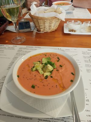 Salmorejo at Hicuri in Granada