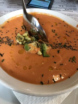 Salmorejo at Hicuri in Granada