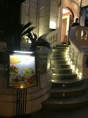 main entrance at Loving Hut Hoa Dang in Hanoi