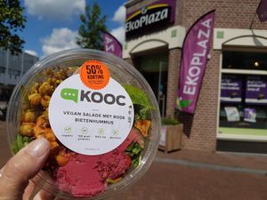 lunch - beet salad at EkoPlaza in Soest