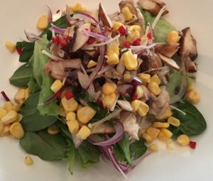 Mushroom Ceviche at The Plant Gallery in Bondi