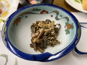 Dinner  at Hatoguruma Kawabata  in Nozawaonsen