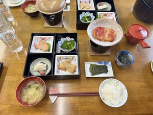 Breakfast  at Hatoguruma Kawabata  in Nozawaonsen