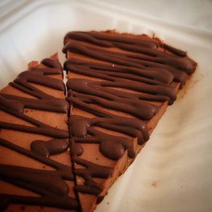 Double chocolate pie at Jacq N Diane's Juice Box in Holly