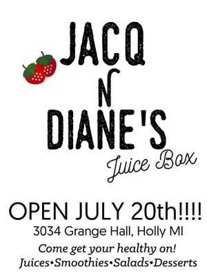 new store!! at Jacq N Diane's Juice Box in Holly