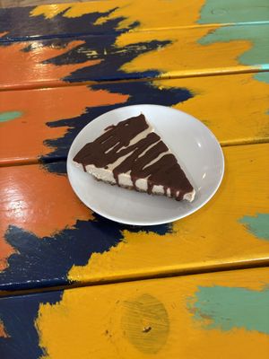 Caramel and chocolate pie   at Jacq N Diane's Juice Box in Holly
