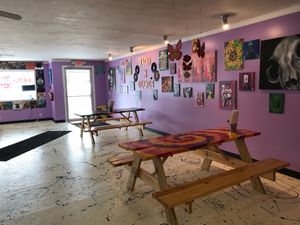 Inside store   at Jacq N Diane's Juice Box in Holly