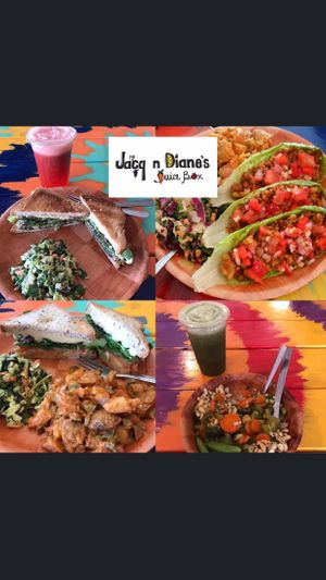 Everything is gluten free and soy free! at Jacq N Diane's Juice Box in Holly