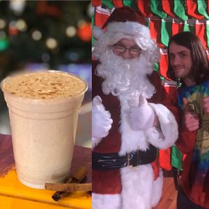 Eggless Eggnog at Jacq N Diane's Juice Box in Holly