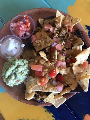 Nachos at Jacq N Diane's Juice Box in Holly