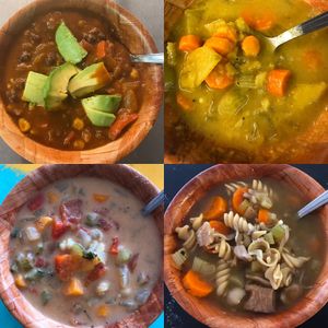 Best soups ever at Jacq N Diane's Juice Box in Holly