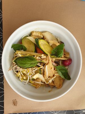 Vegano al Curry at Saigon Delice Restaurant in Valencia