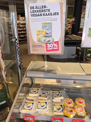 Vegan cheese at EkoPlaza - Amsterdamsestraatweg in Utrecht