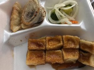 Tofu teriyaki bento box  at Kelp in Tampa