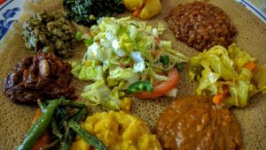 Vegetarian Special (vegan friendly) at Tana Ethiopian Restaurant and Market in Anaheim