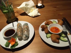 Vegan shrimp 🥰 at Loving Hut in Hamburg