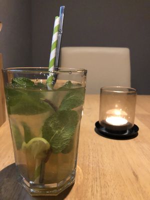 limonade  at Loving Hut in Hamburg